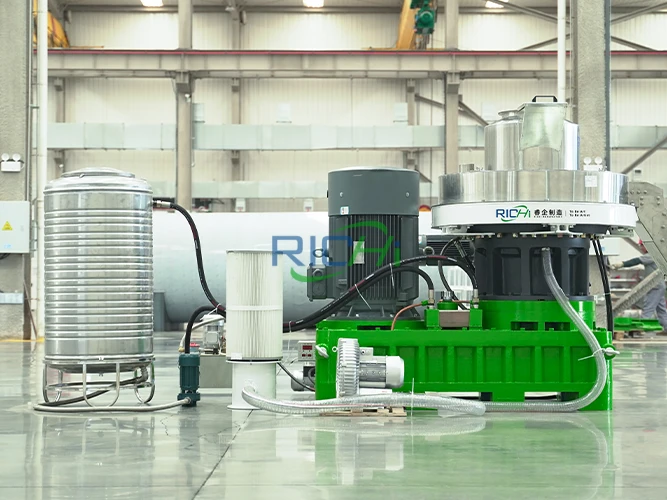 vertical ring die pellet machine 